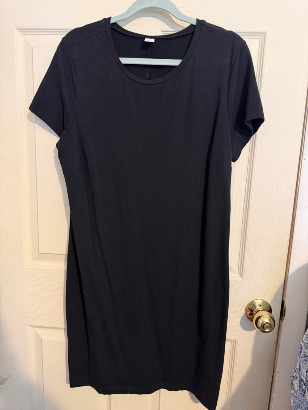 Old Navy Black Short Sleeve Mini Dress